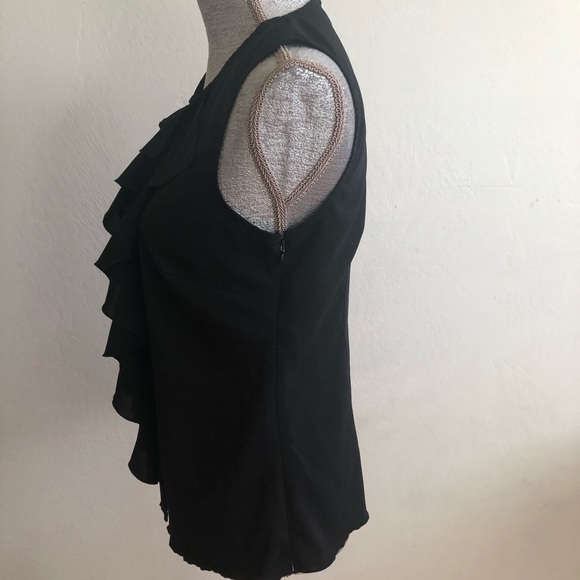 Spense sleeveless open back ruffle in front size medium - Picture 2 of 6